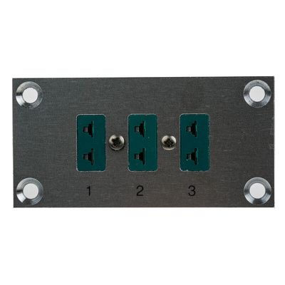 Reckmann Panel Mount Thermocouple Connector Panel for Use with Type K Thermocouple, Standard