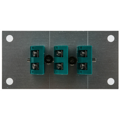 Reckmann Panel Mount Thermocouple Connector Panel for Use with Type K Thermocouple, Standard