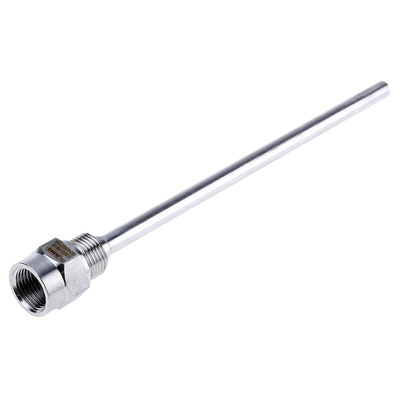 Jumo Thermowell for Use with Thermocouple, 1/2 BSP, 10mm Probe
