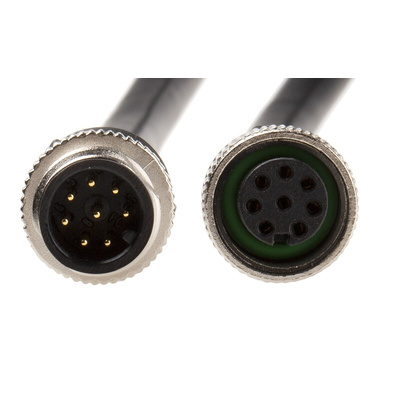 ABB Jokab M12 Connector Connection Cable for Use with Eden AS-i, Eden DYN