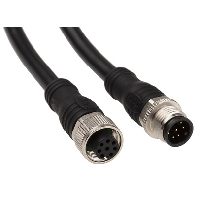 ABB Jokab M12 Connector Connection Cable for Use with Eden AS-i, Eden DYN