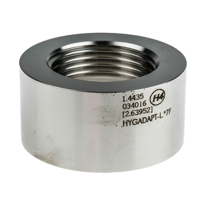 Vega Hygienic Weld-on Fitting Universal Adapter for Use with VEGABAR and VEGAPOINT Switche With 1 Threaded Connection
