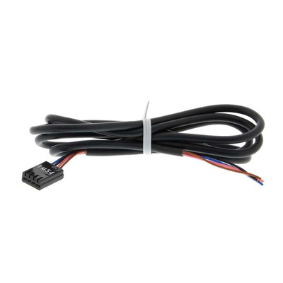 Omron EE-1006 Series Straight Connector Cable for Use with Photomicrosensors