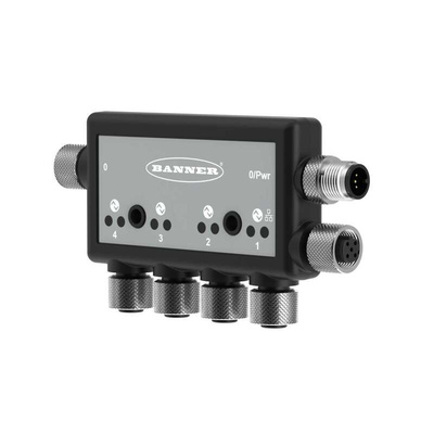 Banner DXMR90 Series M12 Connector IO-Link Master, M12