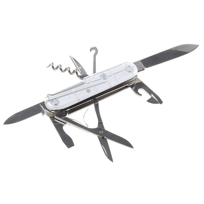 Swiss Army Knife Victorinox SilverTech Multitool, Stainless Steel, 91.0mm Closed Length, 84.0g