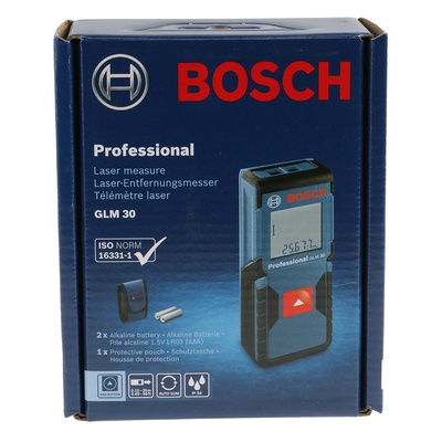 Bosch GLM 30 Laser Measure, 0.15 → 30m Range, ±2 mm Accuracy