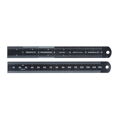 RS PRO 150mm Steel Ruler With UKAS Calibration