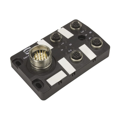 HARTING Har-SAB Series Sensor Box, M12, 4 way, 4 port