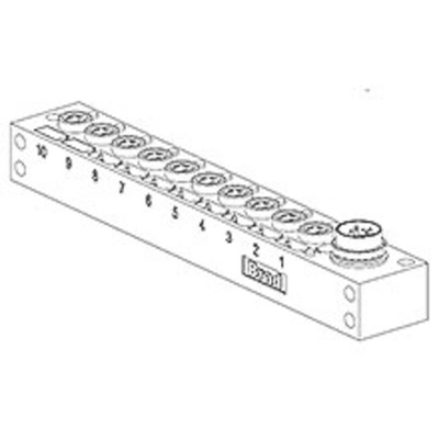 Molex 120247 Series Sensor Box, M8, 3 way, 10 port