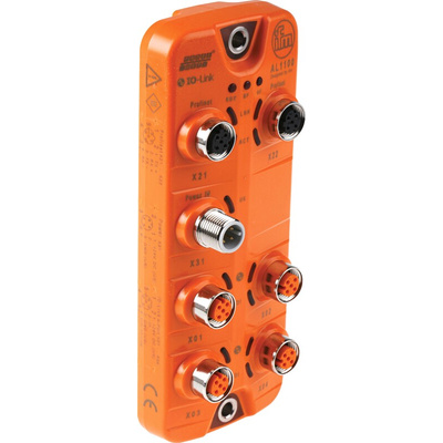 ifm electronic AL Series Sensor Box, M12, 4 port