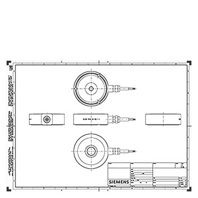 Siemens SIWAREX WL Series Load Cell, 1000kg Range, Compression Measure