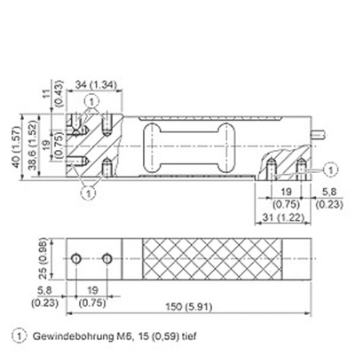 Siemens SIWAREX WL Series Single Point Load Cell, 5kg Range, Compression Measure