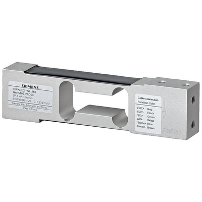 Siemens SIWAREX WL Series Single Point Load Cell, 5kg Range, Compression Measure
