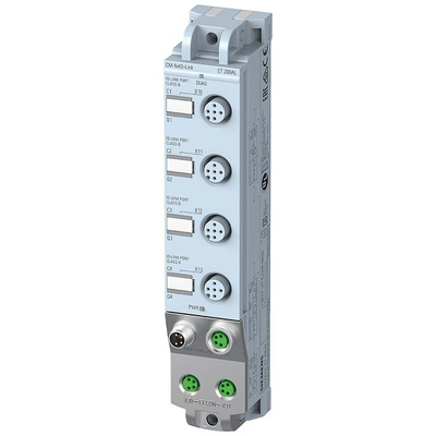 Siemens 6ES7 Series Sensor Box, M12, 4 port