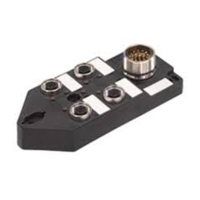 Brad from Molex Sensor Box, M12, 4 port
