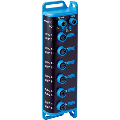 Sick Sensor Box, M12, 6 port