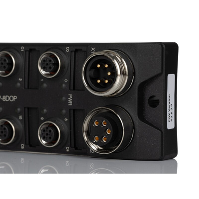 Turck TBEN-L Series I/O module, M12 4-pin, 4 way, 8 port