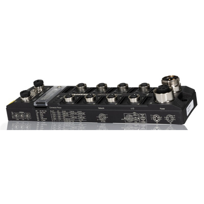 Turck TBEN-L Series I/O module, M12 4-pin, 4 way, 8 port