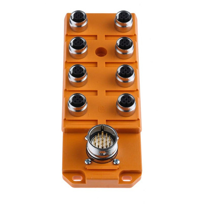 Lumberg Automation ASB Series Sensor Box, M12, 8 port