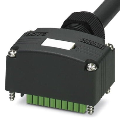Phoenix Contact Connector Hood, M12, 10m cable, 4 port
