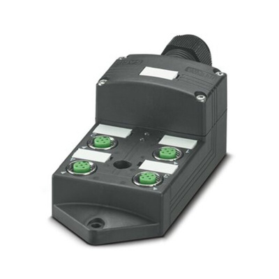 Phoenix Contact SACB Series Sensor Box, M12, 4 way, 4 port