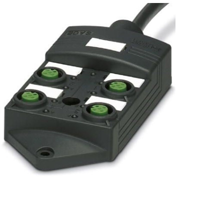Phoenix Contact Sensor Box, M12, 5 way, 4 port