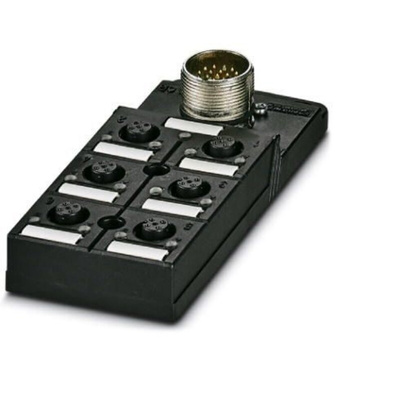 Phoenix Contact Sensor Box, M12, 4 way, 6 port
