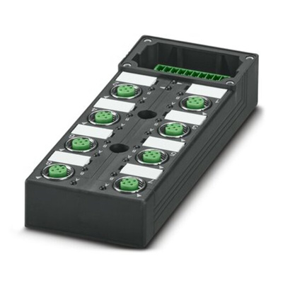 Phoenix Contact Sensor Box, M12, 8 way, 4 port