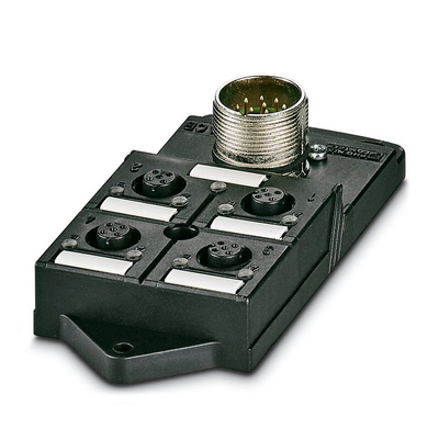 Phoenix Contact SACB Series Sensor Box, M12, 5 way, 4 port
