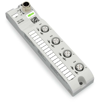 Wago 765 Series I/O module, M12, 5 way, 4 port