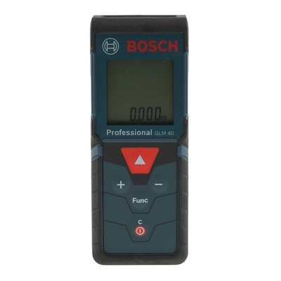 Bosch GLM 40 Laser Measure, 0.05 → 40m Range, ±1.5 mm Accuracy