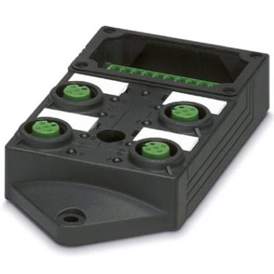 Phoenix Contact SACB Series Sensor Box, M12, 4 way, 4 port
