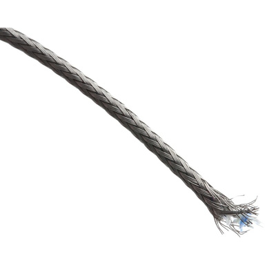 RS PRO Type K Thermocouple Wire, 10m, Unscreened, Glass Fibre Insulation, +350°C Max, 7/0.2mm