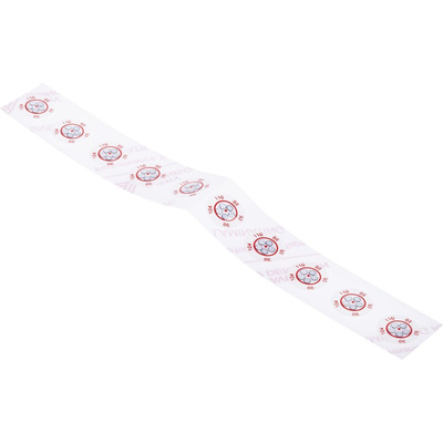 RS PRO Non-Reversible Temperature Sensitive Label, 88°C to 110°C, 5 Levels