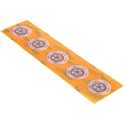 RS PRO Non-Reversible Temperature Sensitive Label, 171°C to 193°C, 5 Levels