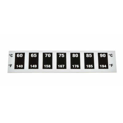 RS PRO Temperature Sensitive Label, 60°C to 90°C, 2 Levels