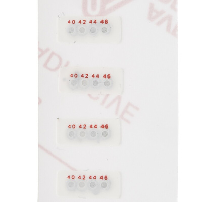 RS PRO Non-Reversible Temperature Sensitive Label, 40°C to 88°C, 4 Levels