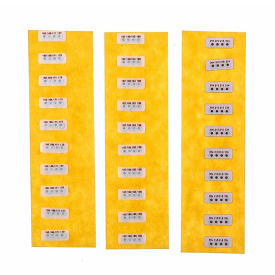 RS PRO Non-Reversible Temperature Sensitive Label, 160°C to 224°C, 4 Levels