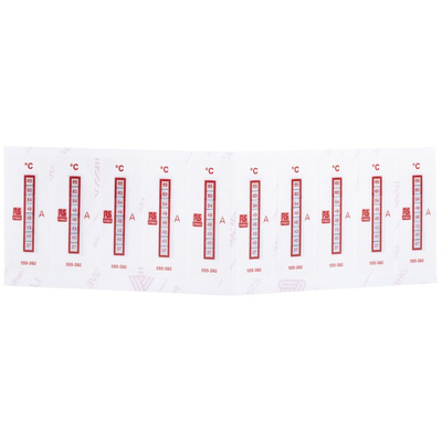 RS PRO Non-Reversible Temperature Sensitive Label, 37°C to 65°C, 8 Levels