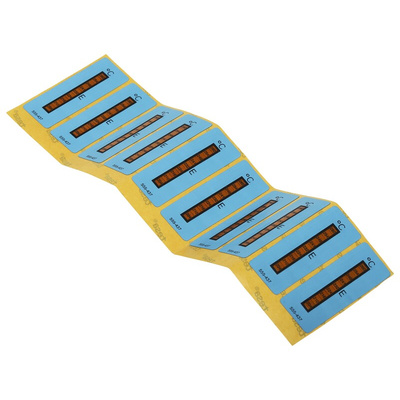 RS PRO Non-Reversible Temperature Sensitive Label, 204°C to 260°C, 8 Levels