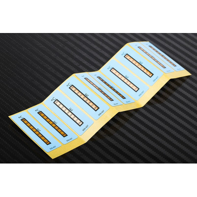 RS PRO Non-Reversible Temperature Sensitive Label, 204°C to 260°C, 8 Levels