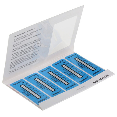 Testo Non-Reversible Temperature Sensitive Label, +71°C to +110°C, 2 Levels