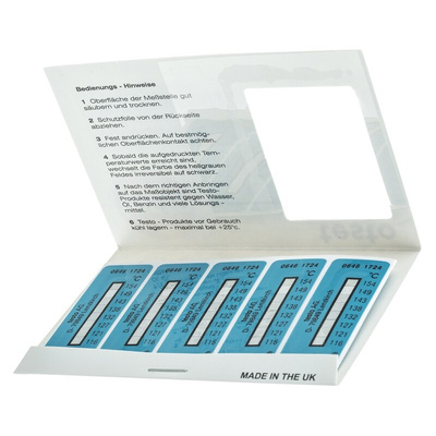 Testo Temperature Sensitive Label, +116°C to +154°C, 2 Levels
