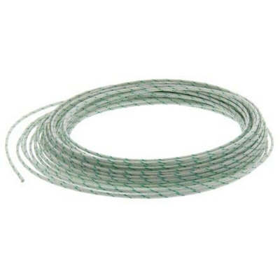 RS PRO Type K Thermocouple Wire, 10m, Unscreened, Glass Fibre Insulation, +400°C Max, 1/0.315mm