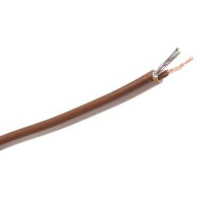 RS PRO Type T Thermocouple Wire, 10m, Unscreened, PVC Insulation, +105°C Max, 7/0.2mm