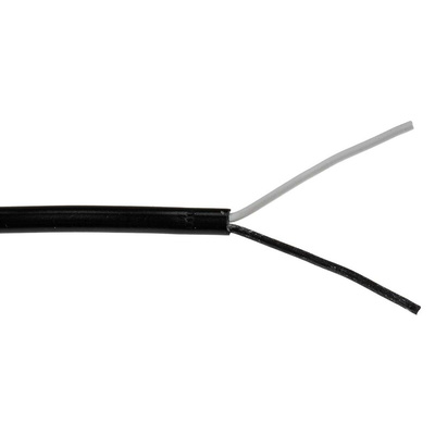 RS PRO Type J Thermocouple Wire, 100m, Unscreened, PVC Insulation, +105°C Max, 7/0.2mm