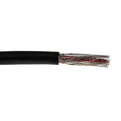 RS PRO Type RTD Resistance Thermometer Detector (RTD) Wire, 25m, Screened, PVC Insulation, +105°C Max, 7/0.2mm