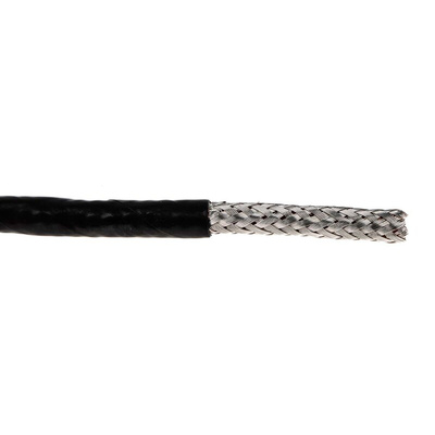 RS PRO Type RTD Resistance Thermometer Detector (RTD) Wire, 25m, Screened, PTFE Insulation, +260°C Max, 7/0.2mm