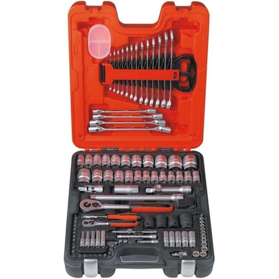 Bahco S-106 106 Piece Socket Set, 1/2 in, 1/4 in Square Drive