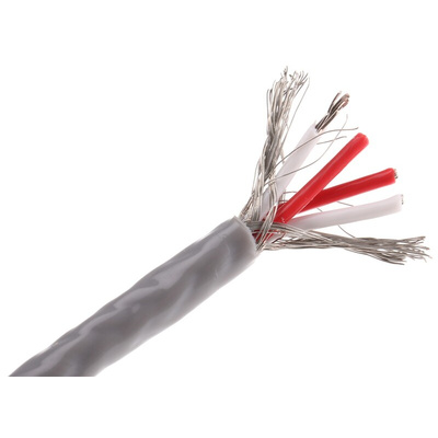 RS PRO Type RTD Thermocouple & Extension Wire, 25m, Screened, PTFE Insulation, +80°C Max, 7/0.2mm